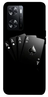 Чохол на Oppo A57s Black Cards фото 1 з 1