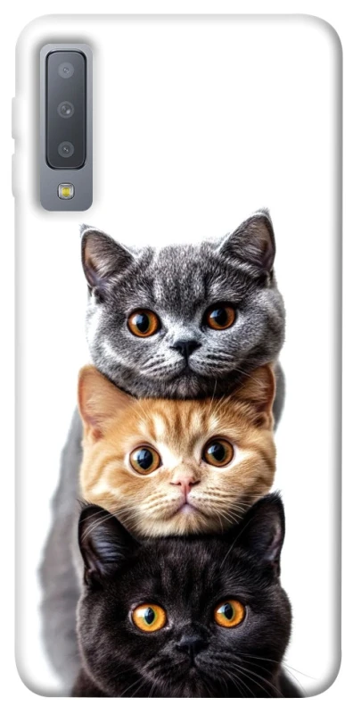 Чохол на Samsung A750 Galaxy A7 (2018) Гарні котики фото 1 з 1
