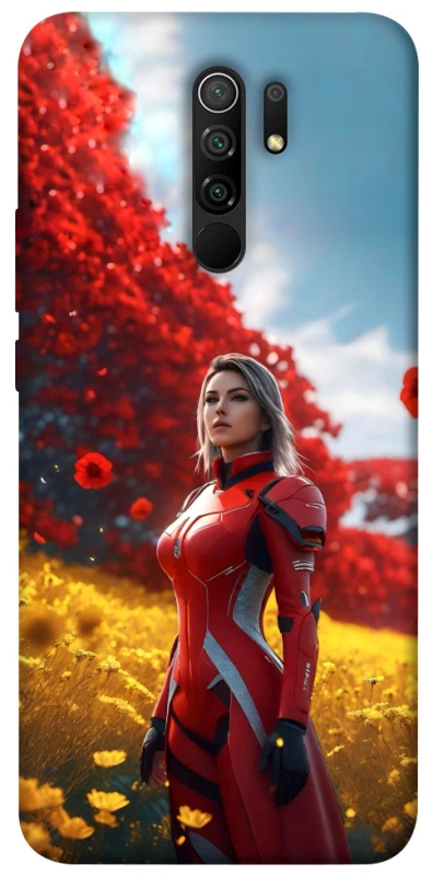 Чохол на Xiaomi Redmi 9 Cyber space girl ver.5 фото 1 з 1