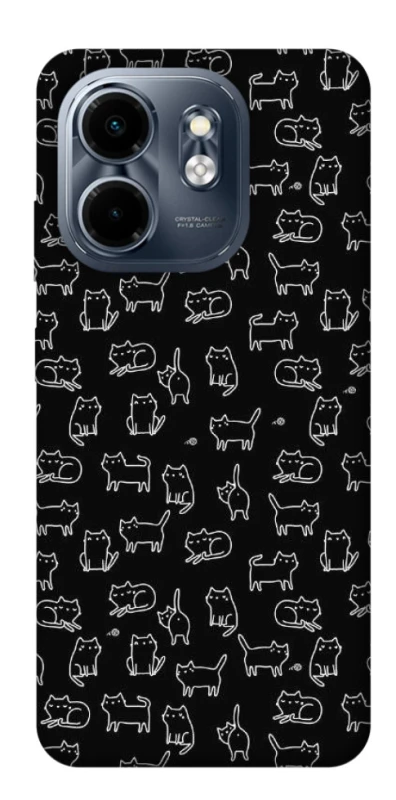 Чохол на Infinix Smart 9 4G / Hot 50i Black Cats фото 1 з 1