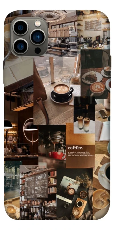Чехол на Apple iPhone 12 Pro (6.1") Coffee collage ver.2 фото 1 из 1