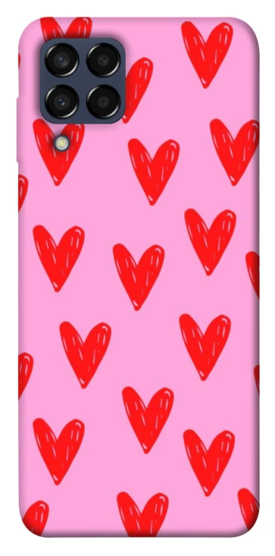 Чохол на Samsung Galaxy M33 5G Red hearts 2 фото 1 з 1