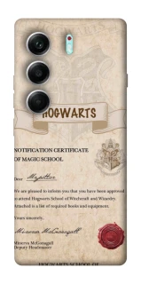 Чехол на Tecno Camon 40 Pro The Hogwarts acceptance letter фото 1 из 1