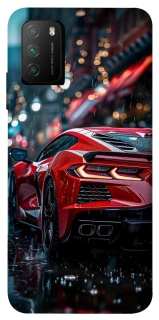 Чехол на Xiaomi Poco M3 Red sports car фото 1 из 1
