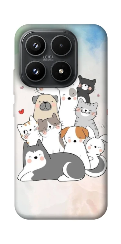 Чохол на Xiaomi 17 Funny Pets ver.2 фото 1 з 1