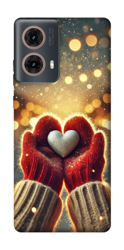 Чохол на Motorola Moto G85 Heart in hand фото 1 з 1