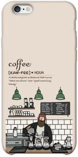 Чехол на Apple iPhone 6/6s plus (5.5") Kaw-fee фото 1 из 1