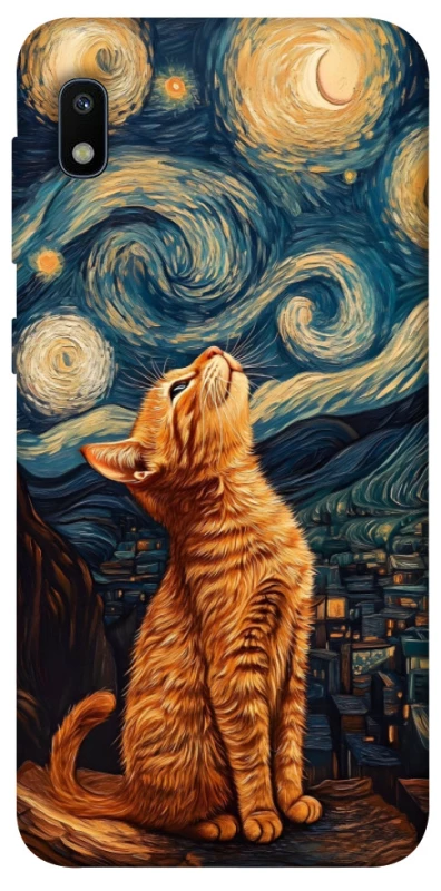 Чохол на Samsung Galaxy A10 (A105F) van gogh cat фото 1 з 1