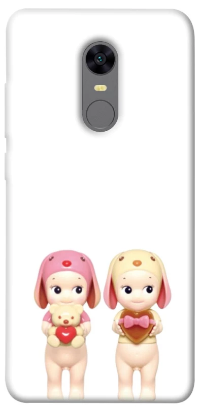 Чехол на Xiaomi Redmi 5 Plus / Redmi Note 5 (Single Camera) Puppy Love Duo фото 1 из 1