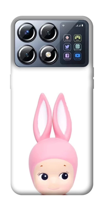 Чохол на Xiaomi POCO X8 Pro Minimal Bunny Peek фото 1 з 1