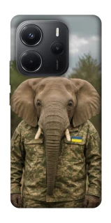 Чехол на Xiaomi Redmi Note 14 4G (Int. version) Слон защитник фото 1 из 1