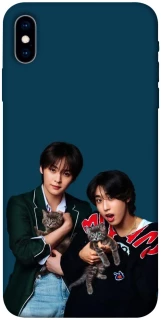 Чехол на Apple iPhone X (5.8") Lee Know and Han - Stray Kids фото 1 из 1