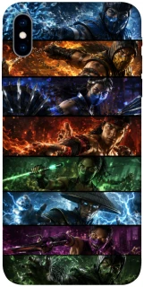 Чехол на Apple iPhone X (5.8") Mortal Kombat ver.2 фото 1 из 1