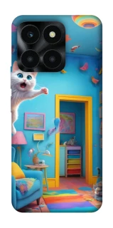 Чохол на Huawei Honor X6a crazy cat фото 1 з 1