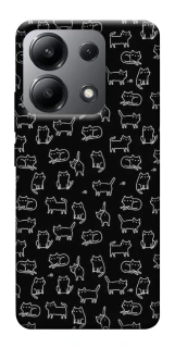 Чехол на Xiaomi Redmi Note 13 4G Black Cats фото 1 из 1