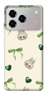 Чехол на ZTE Blade A76 Labubu Green Heart фото 1 из 1