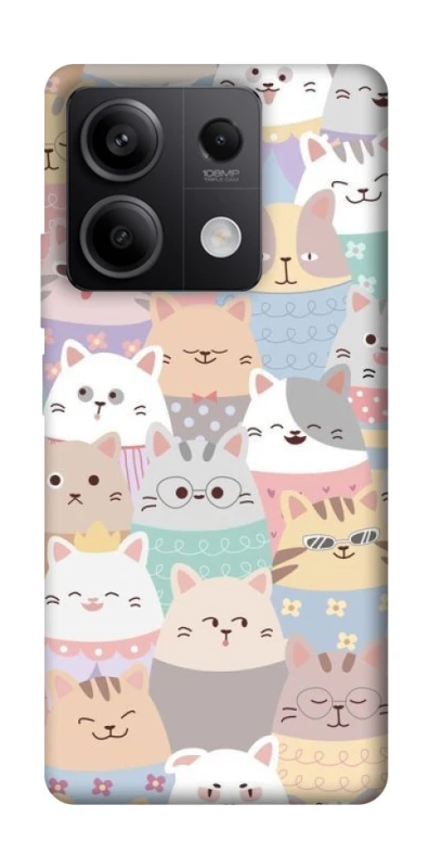 Чехол на Xiaomi Redmi Note 13 5G Funny Kittens ver.2 фото 1 из 1