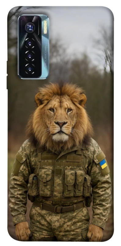 Чехол на TECNO Camon 17 Pro Лев защитник фото 1 из 1