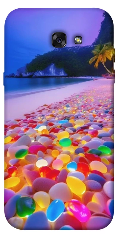 Чохол на Samsung A720 Galaxy A7 (2017) Каміння світиться на березі фото 1 з 1