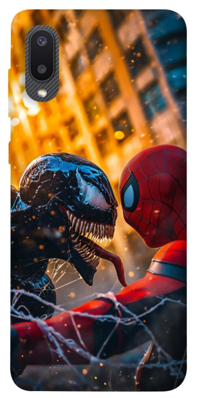 Чохол на Samsung Galaxy A02 Venom vs Spiderman фото 1 з 1