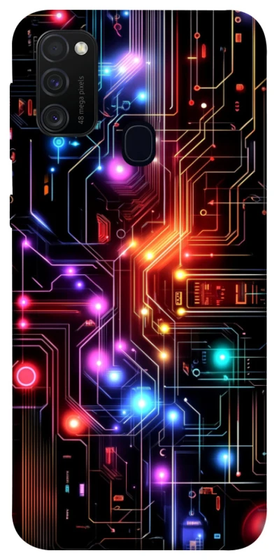 Чохол на Samsung Galaxy M21 CyberPhone v7 фото 1 з 1