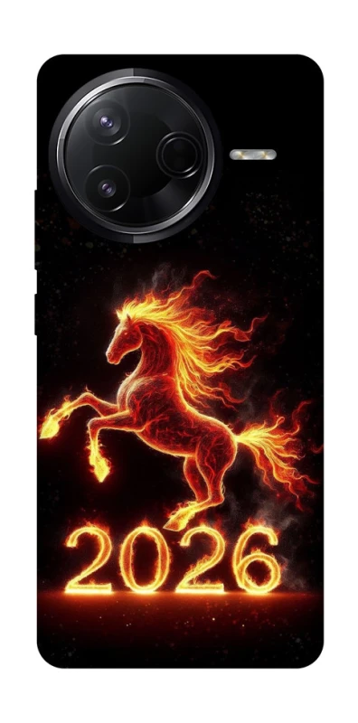 Чохол на Infinix Note 50 Pro Red Fire Horse ver.1 фото 1 з 1