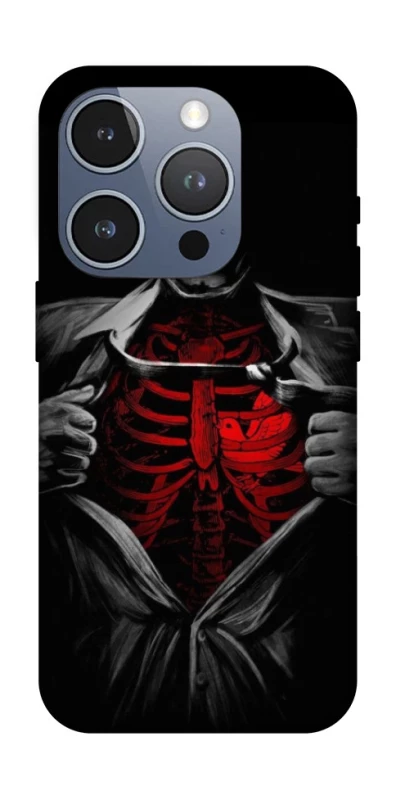 Чехол на Apple iPhone 16 Pro Skeleton Heart фото 1 из 1