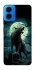 Чехол на Motorola Moto G45 Волк под луной фото 1 из 1