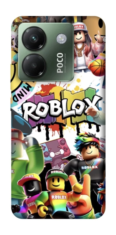 Чохол на Xiaomi Poco M7 pro 5G Roblox Characters Collage фото 1 з 1