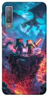 Чохол на Samsung A750 Galaxy A7 (2018) Minecraft v3 фото 1 з 1