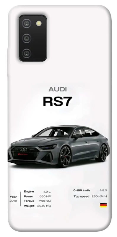 Чехол на Samsung Galaxy A03s Audi RS7 фото 1 из 1