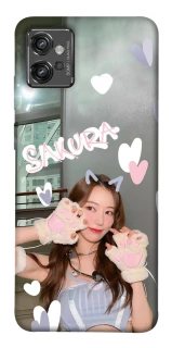 Чохол на Motorola Moto G32 Sakura - LE SSERAFIM фото 1 з 1