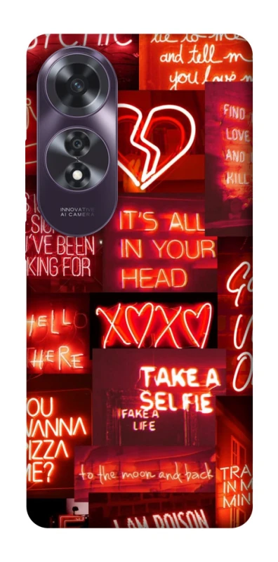 Чохол на Oppo A60 Love collage ver.7 фото 1 з 1