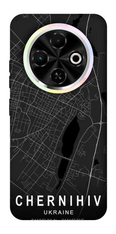 Чехол на TECNO Spark 30C Chernihiv map фото 1 из 1