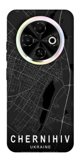 Чехол на TECNO Spark 30C Chernihiv map фото 1 из 1