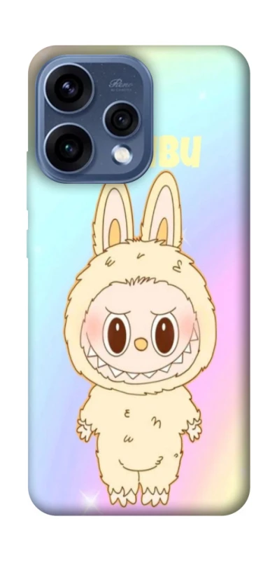 Чохол на Oppo Reno 15 Fluffy Rainbow Labubu фото 1 з 2