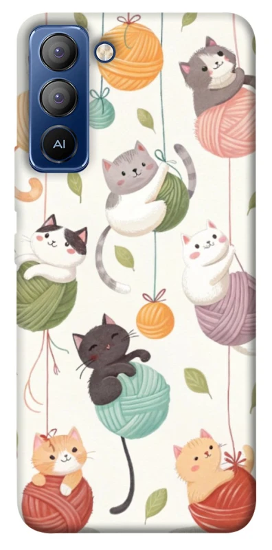 Чохол на TECNO Pop 5 LTE Funny Kittens фото 1 з 1
