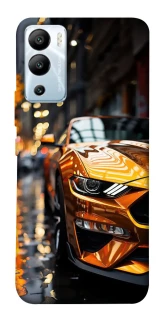 Чохол на Infinix Hot 12i Golden sports car фото 1 з 1