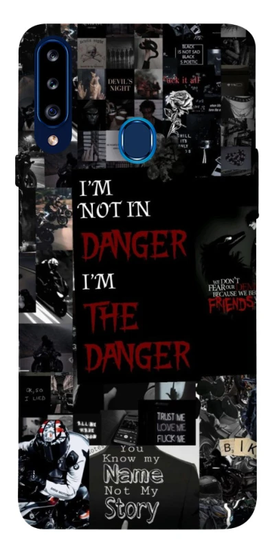 Чохол на Samsung Galaxy A20s Danger collage фото 1 з 1
