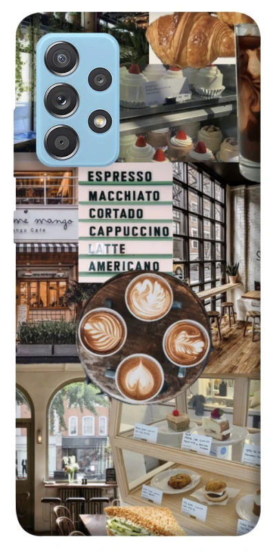 Чохол на Samsung Galaxy A52 4G / A52 5G Coffee collage ver.5 фото 1 з 1