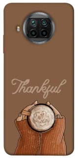 Чохол на Xiaomi Mi 10T Lite / Redmi Note 9 Pro 5G Thankful coffee фото 1 з 1