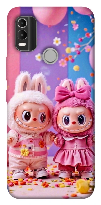 Чохол на Nokia C21 Plus Labubu twins ver.2 фото 1 з 1