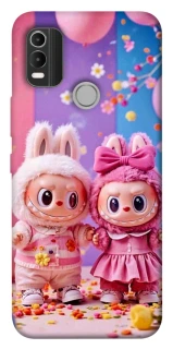 Чехол на Nokia C21 Plus Labubu twins ver.2 фото 1 из 1