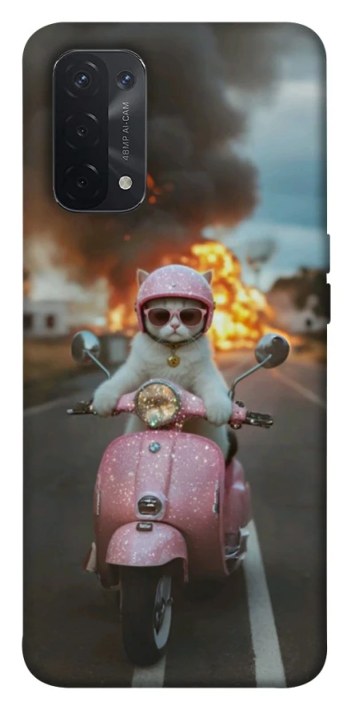 Чехол на Oppo A54 5G / A74 5G Exploding Kittens ver.3 фото 1 из 1