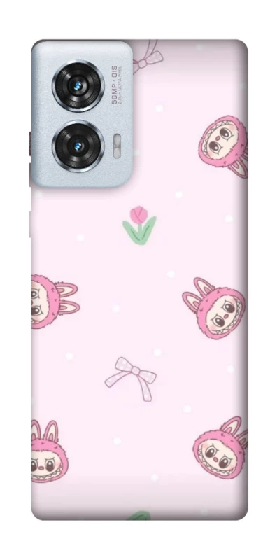 Чохол на Motorola Edge 50 Fusion Labubu Flower фото 1 з 1