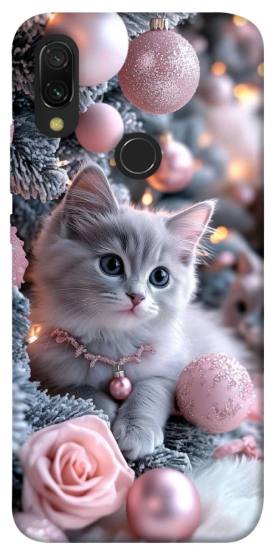 Чохол на Xiaomi Redmi 7 Christmas Kitty фото 1 з 1