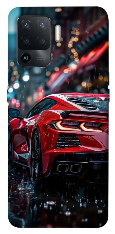 Чохол на Oppo Reno 5 Lite Red sports car фото 1 з 1