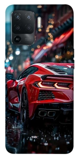 Чехол на Oppo Reno 5 Lite Red sports car фото 1 из 1