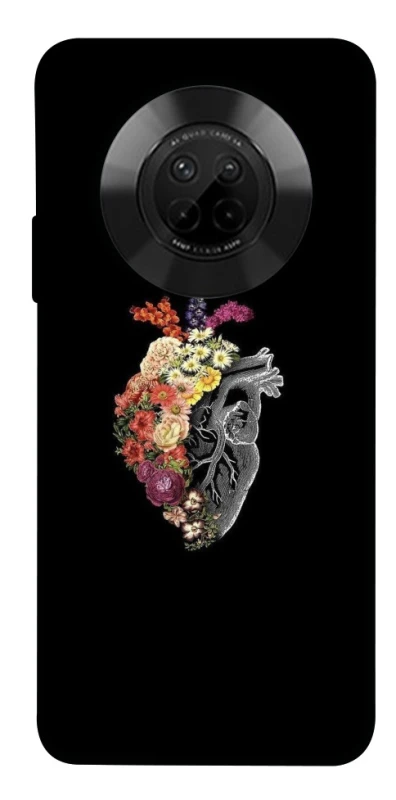 Чохол на Huawei Y9a Heart with flowers фото 1 з 1