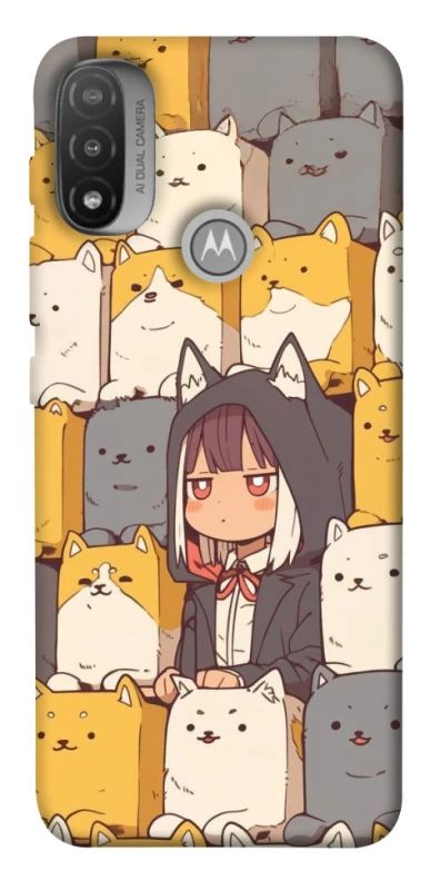 Чохол на Motorola Moto E20 Like a cat фото 1 з 1